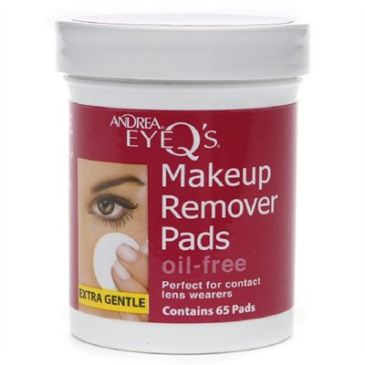 Andrea EyeQ's EyeQ's Eye Make-Up Remover Pads - Oil Free - 65 ct